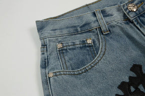 Bermuda Chrome Hearts Cross Jeans