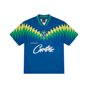 Camiseta Corteiz Club America Jersey Brasil Blue