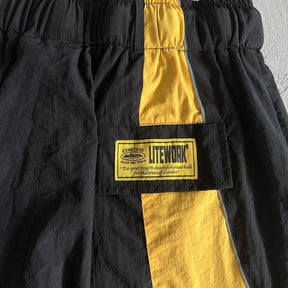 Shorts Corteiz Preto Amarelo
